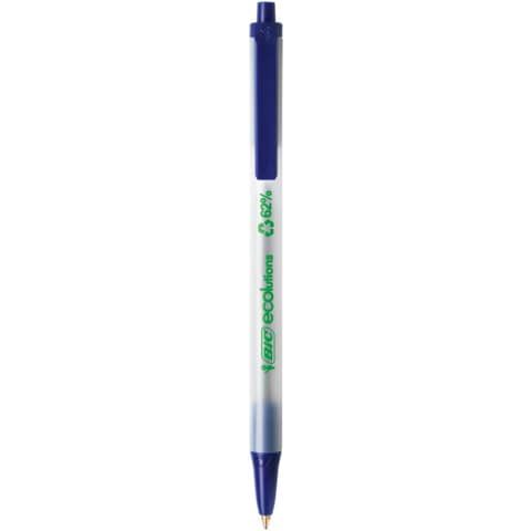 Penna ecologica a scatto BIC ECOlutions Clic Stic 1 mm blu 8806891